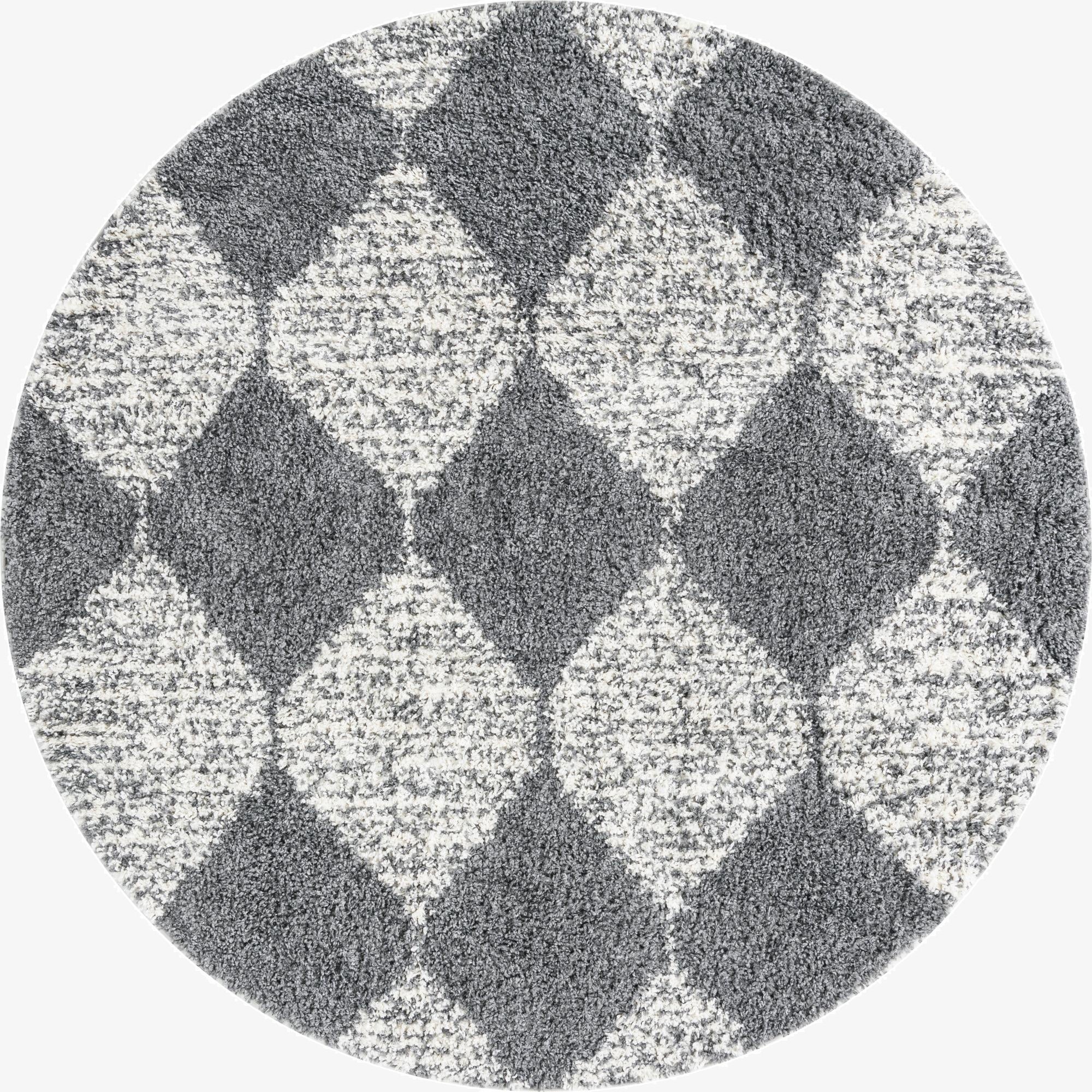  7' x 7' Serenity Shag Round Rug