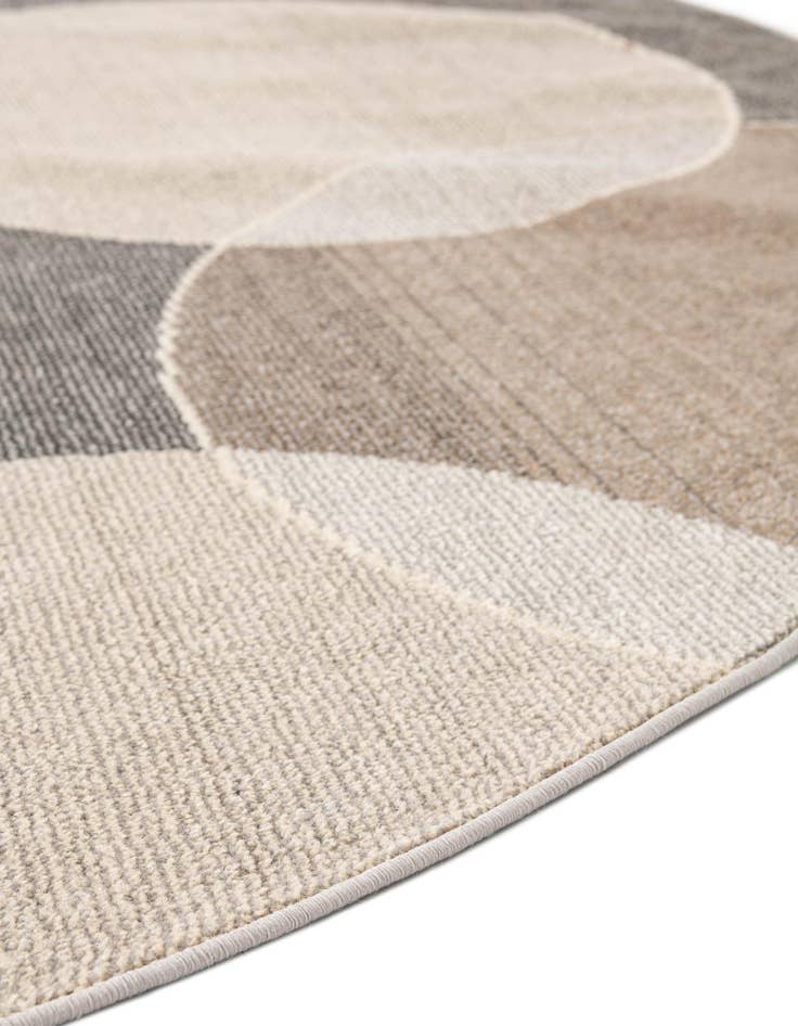 Detail image of  8' x 8'  Washable Theia Round Rug