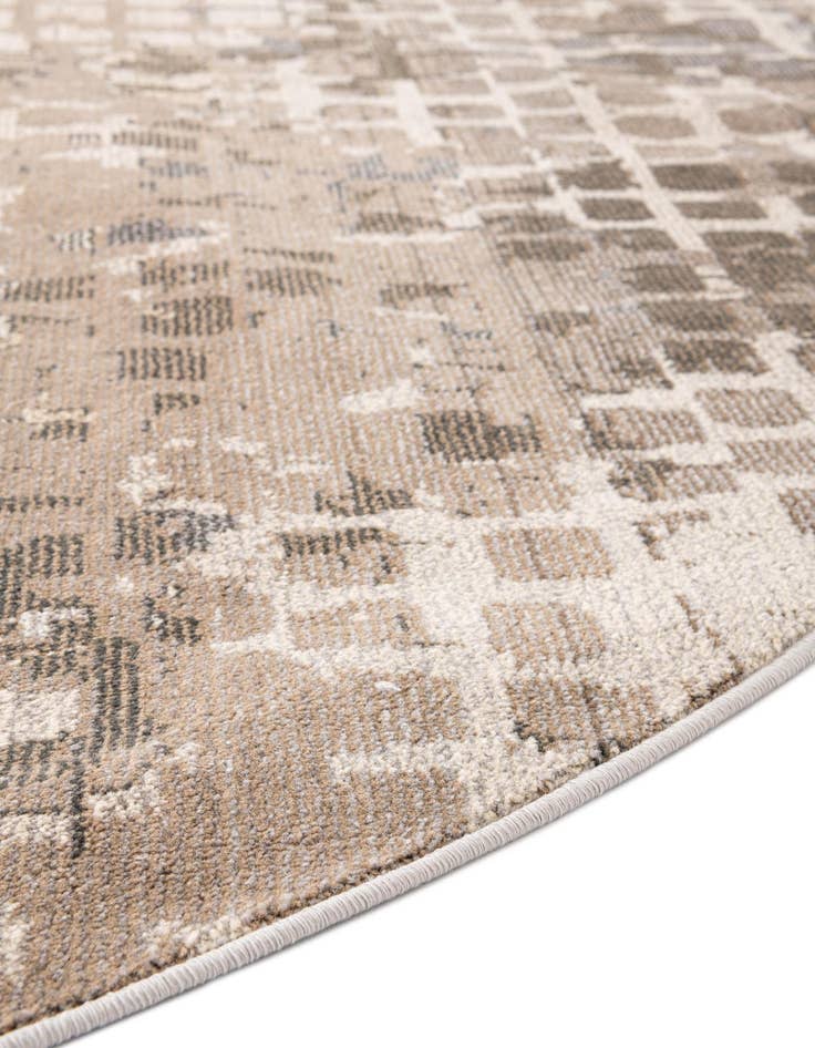 Detail image of  6' x 6'  Washable Theia Round Rug