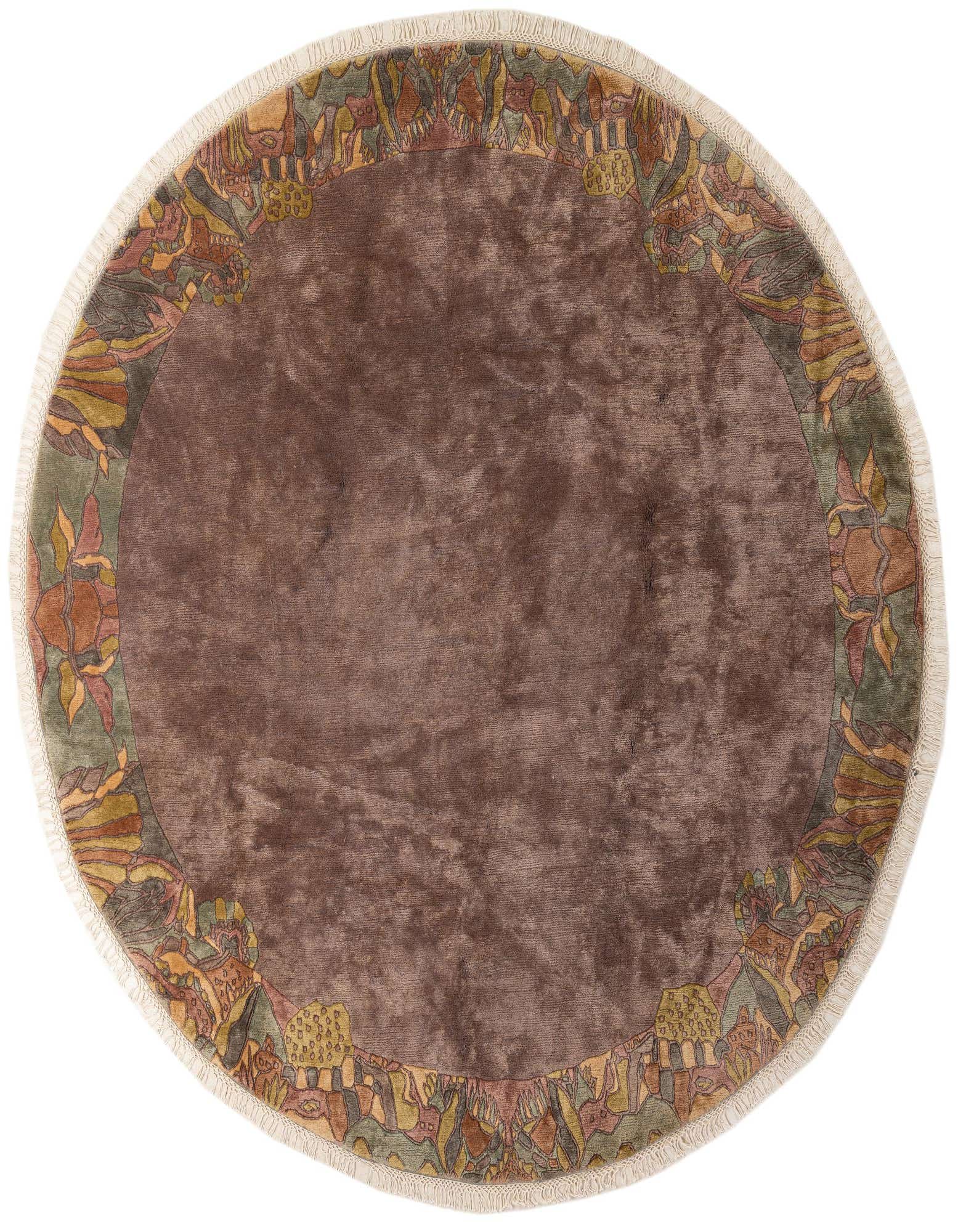 Primary image  9' 8 x 9' 9  Hand Knotted Tibet Wool Round Rug