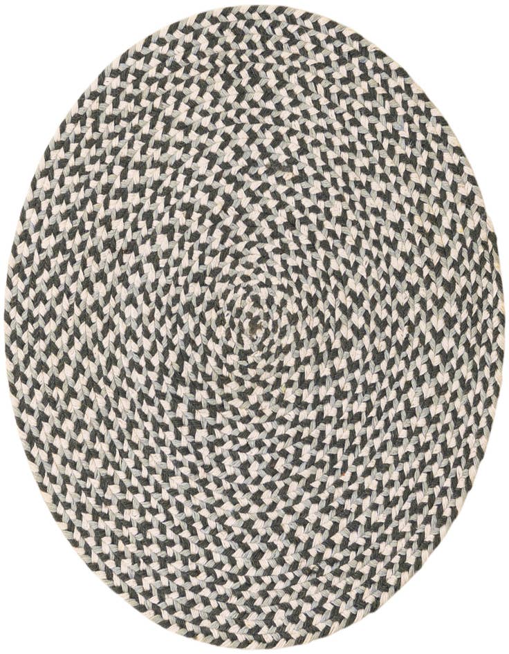 Detail image of  2' x 2'  Hand Tweed Braided Jute Round Rug