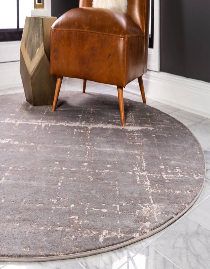 Detail image of Jill Zarin 5' 3 x 5' 3 Uptown Lexington Avenue Round Rug