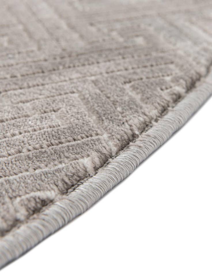 Detail image of Jill Zarin 5' 3 x 5' 3 Uptown Park Avenue Round Rug