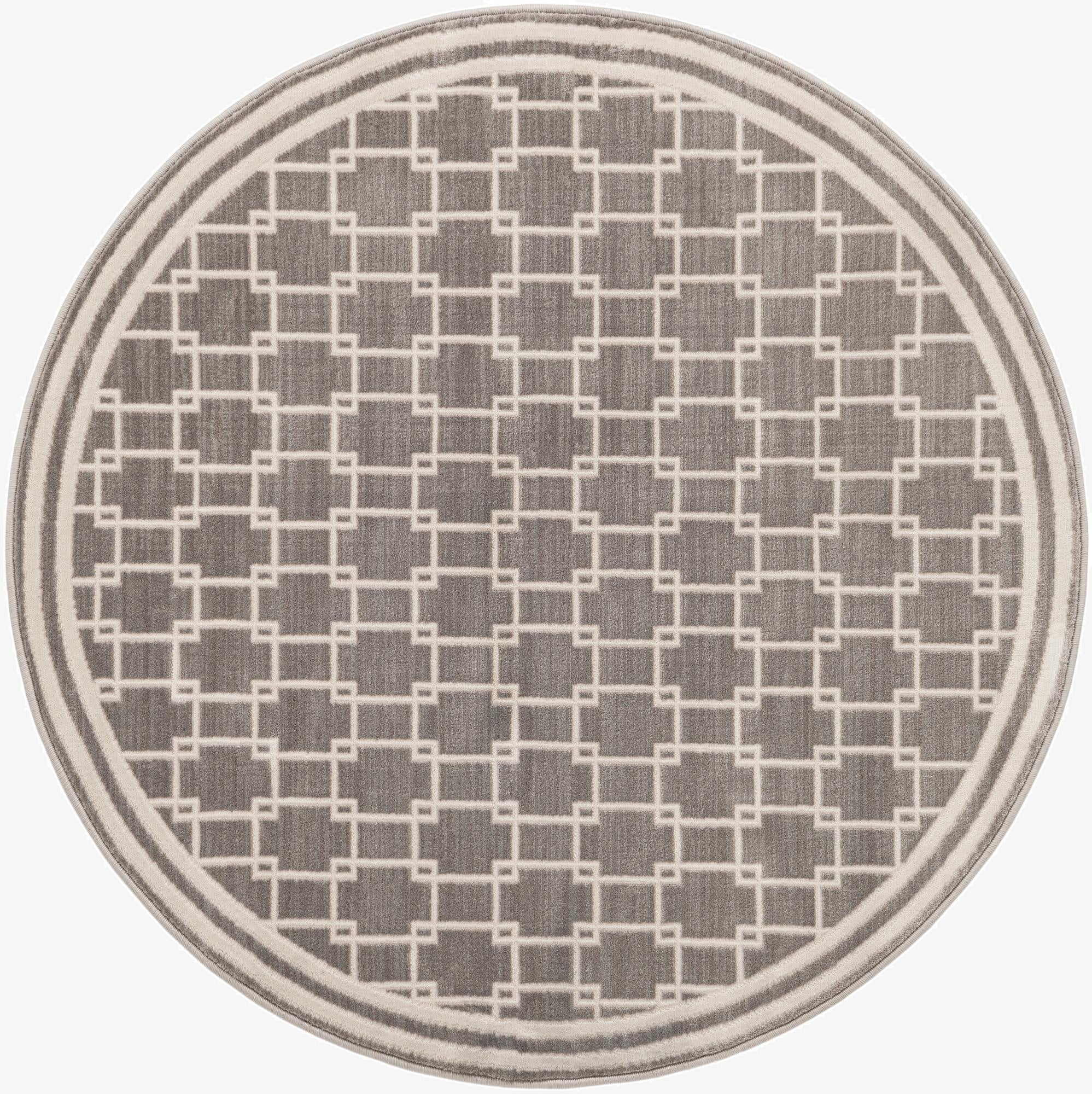 Jill Zarin 4' x 4' Metropolitan Uptown Round Rug