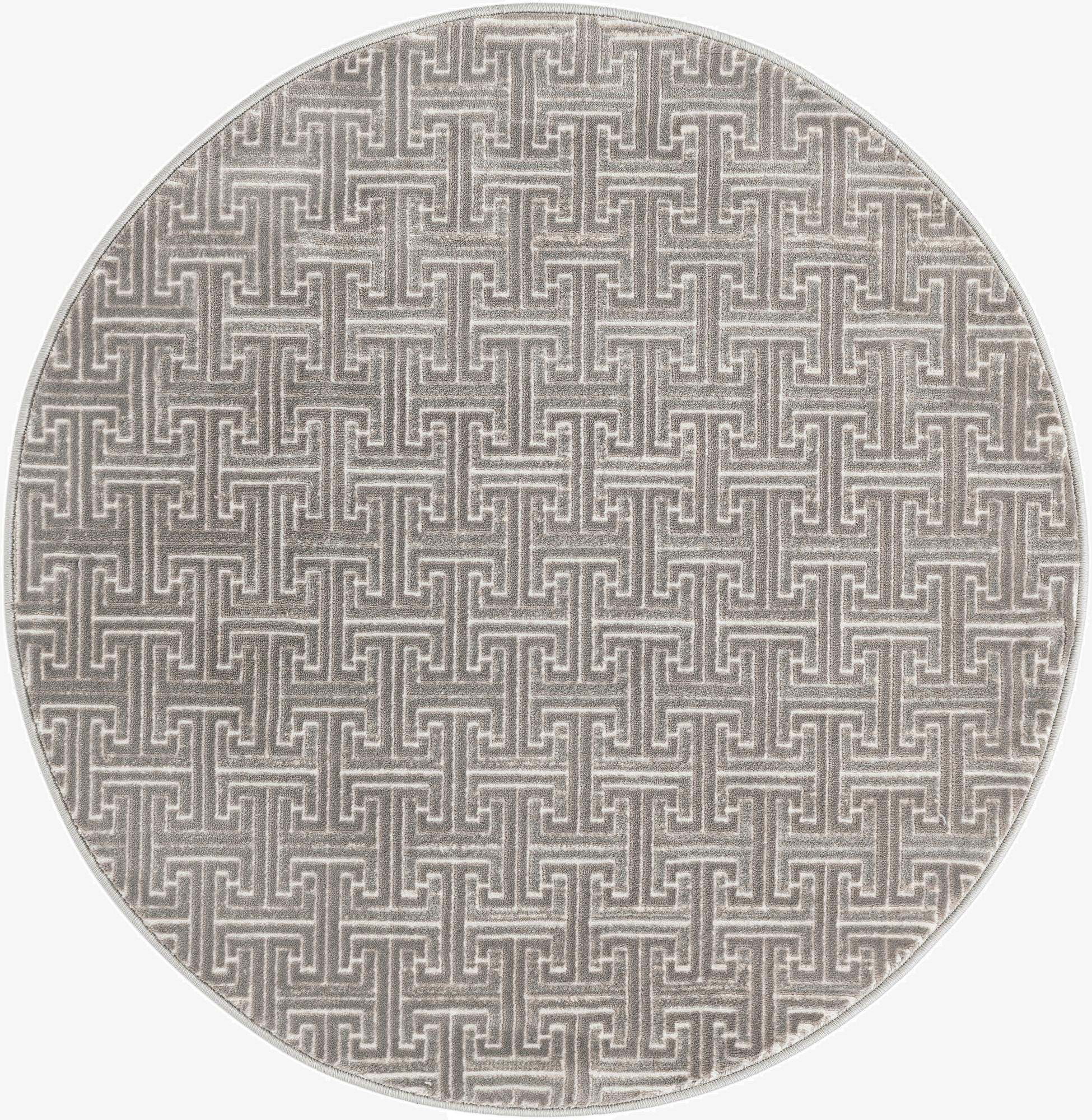 Jill Zarin 3' 3 x 3' 3 Uptown Park Avenue Round Rug