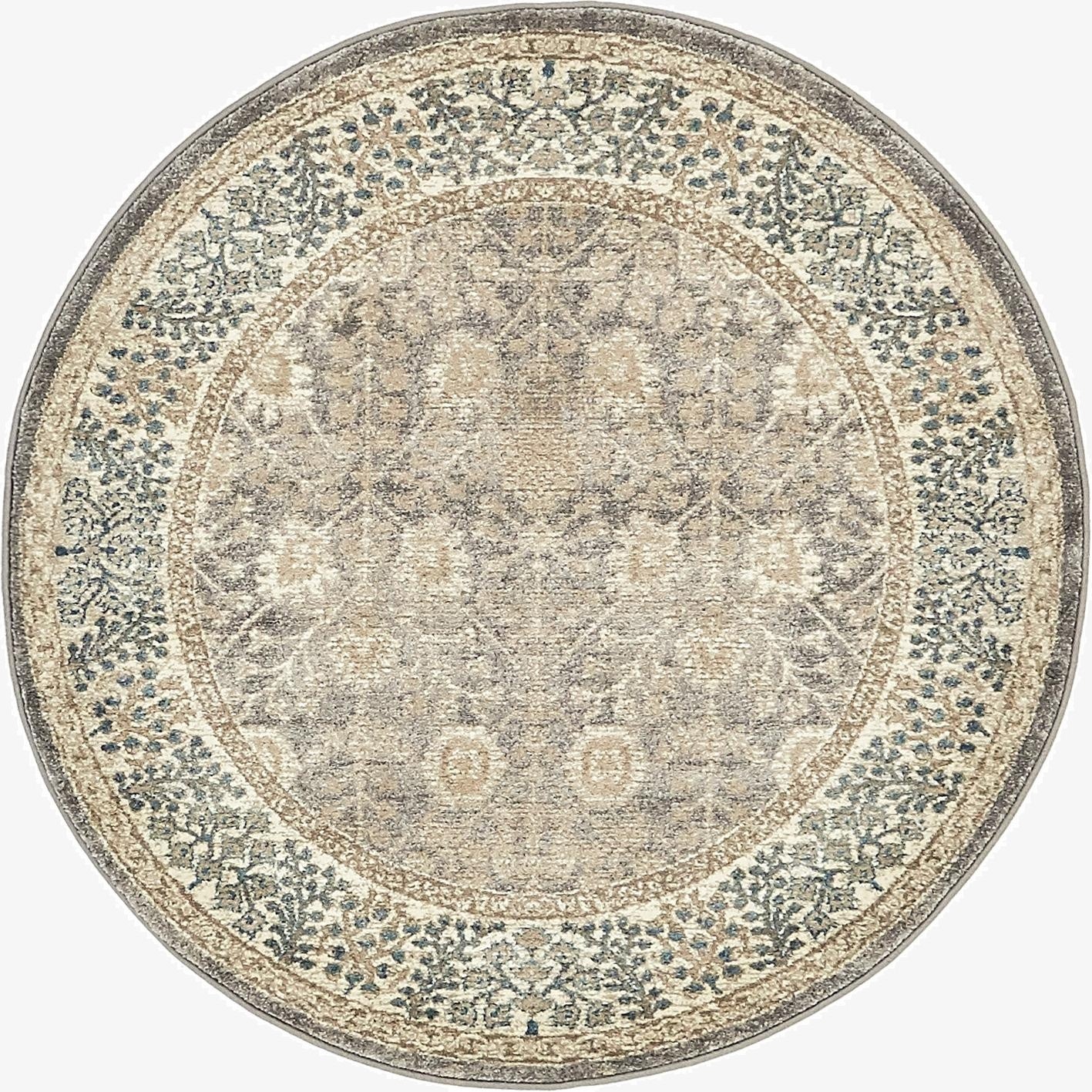  4' x 4' Viola Round Rug