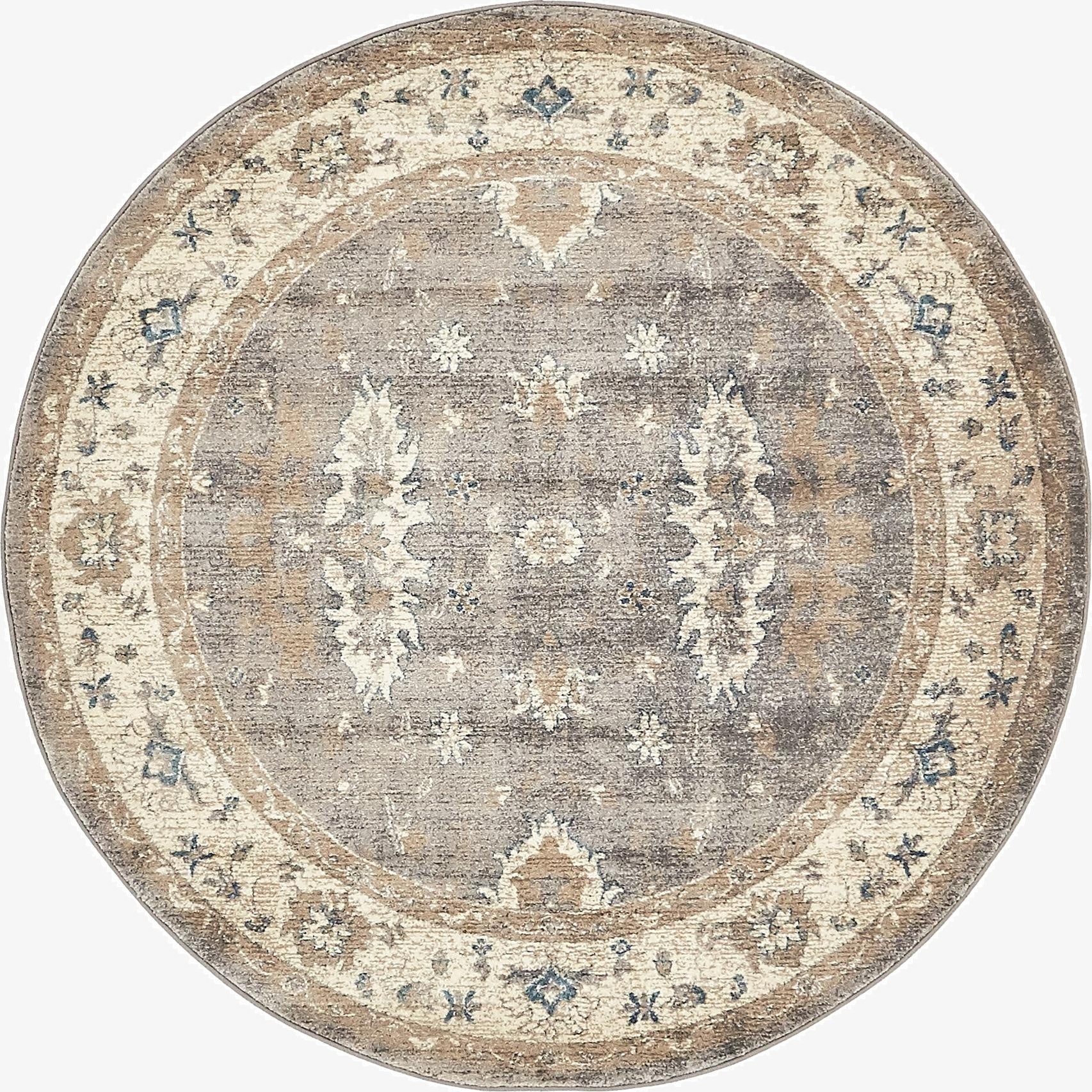  5' x 5' Viola Round Rug