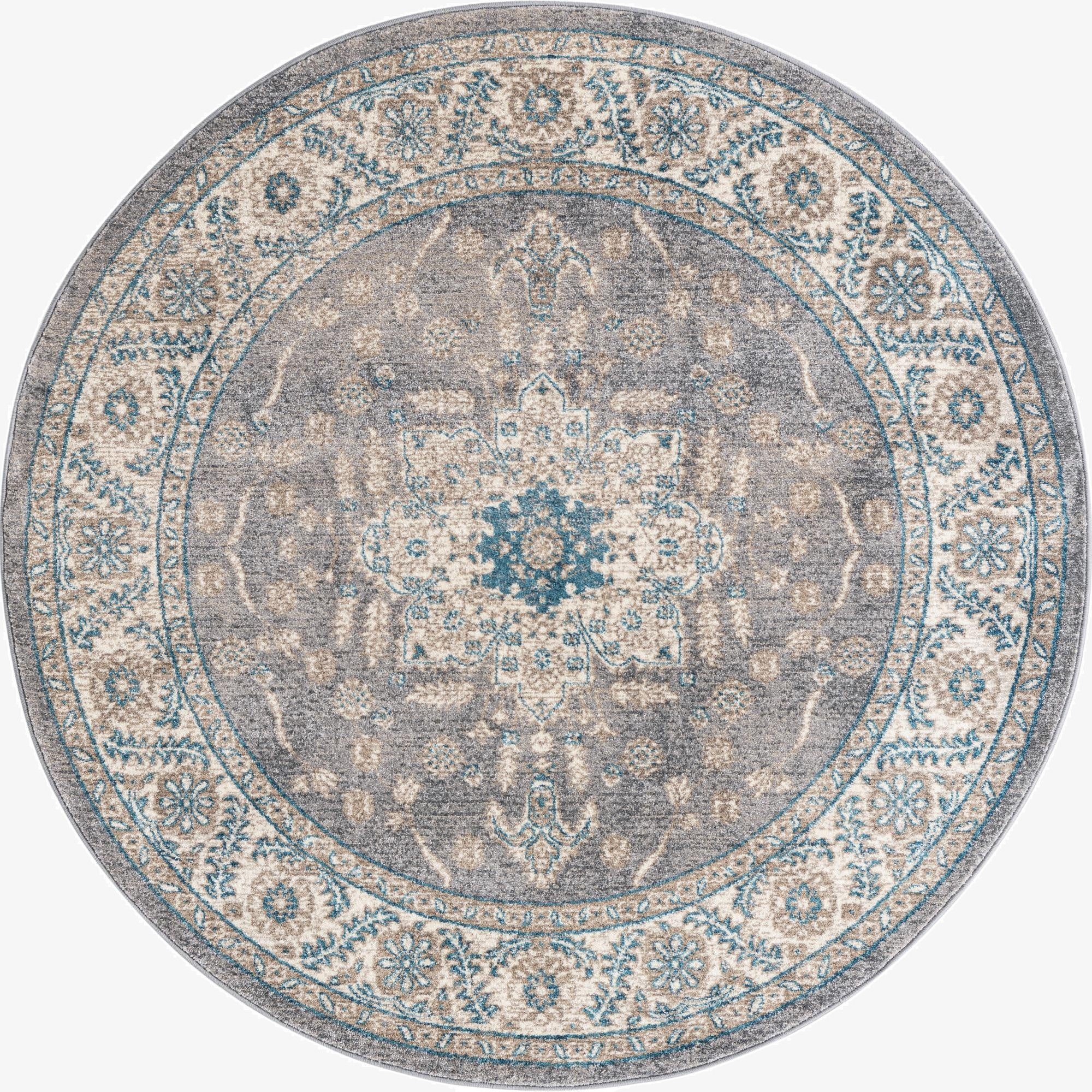  5' x 5' Viola Round Rug