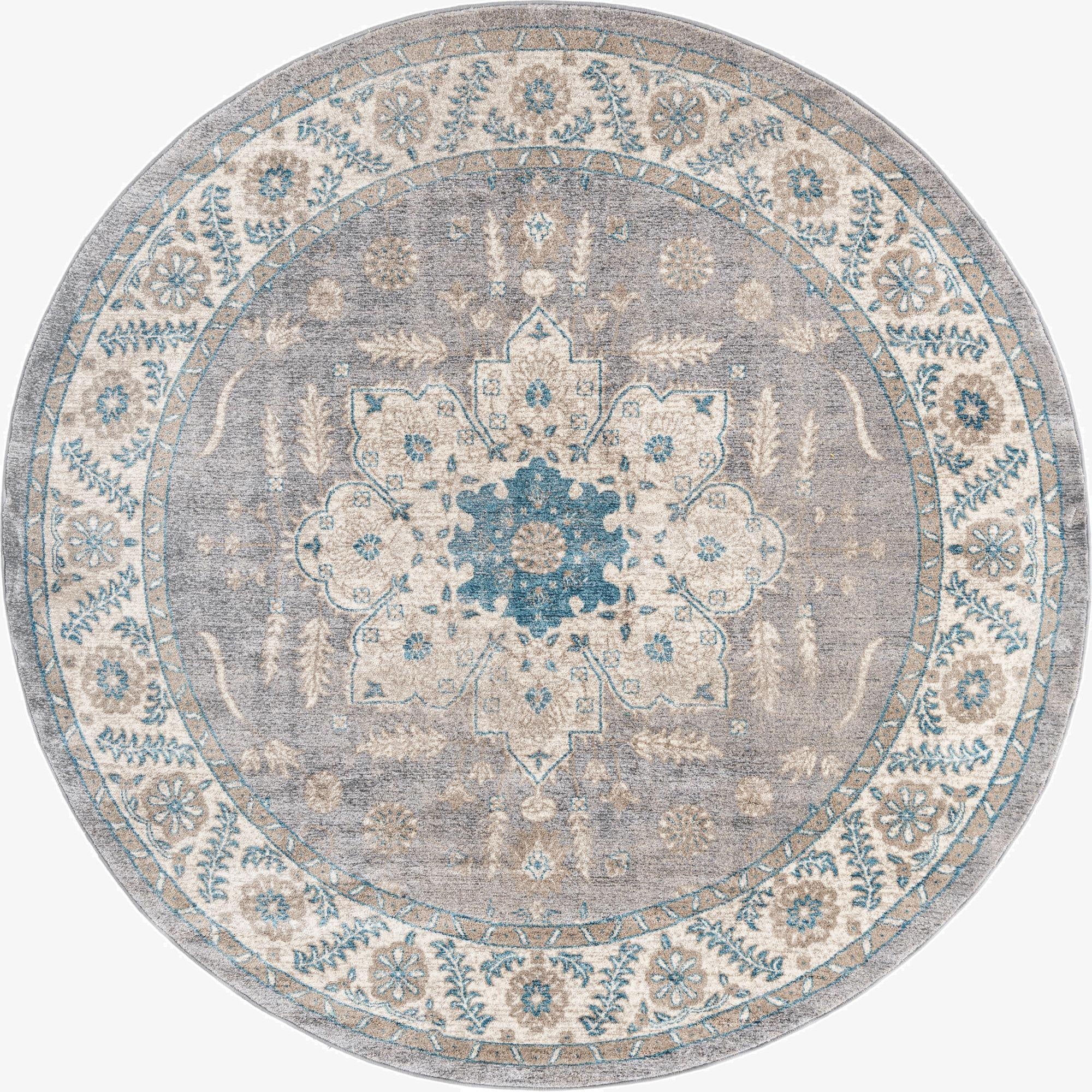  7' 3 x 7' 3 Viola Round Rug