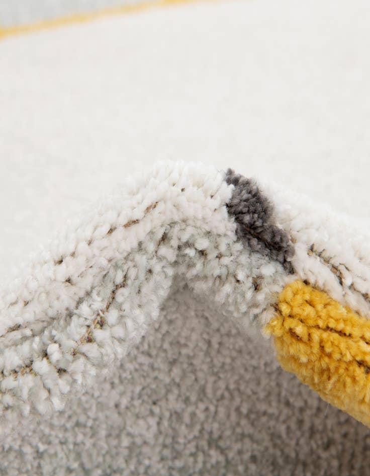 Detail image of  6' 1 x 6' 1 Sun Whimsy Kids Round Rug