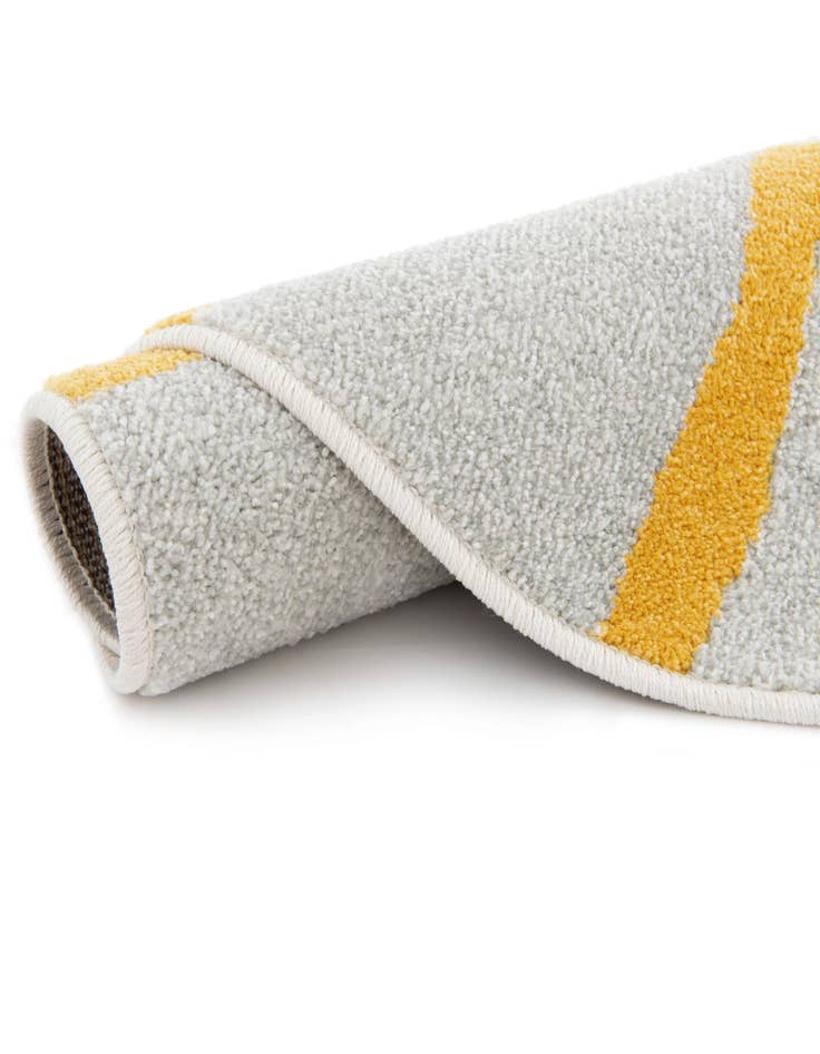 Detail image of  6' 1 x 6' 1 Sun Whimsy Kids Round Rug