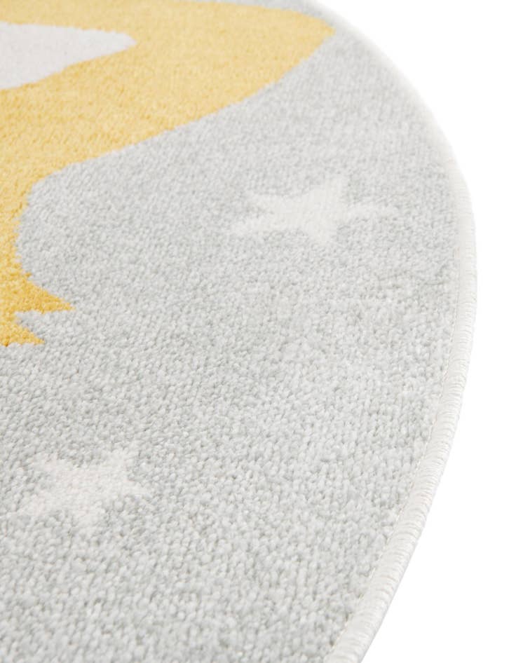 Detail image of  3' 3 x 3' 3 Fox Whimsy Kids Round Rug