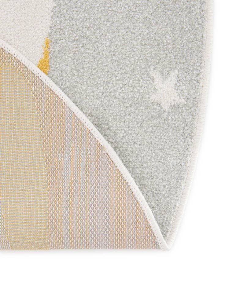 Detail image of  3' 3 x 3' 3 Fox Whimsy Kids Round Rug