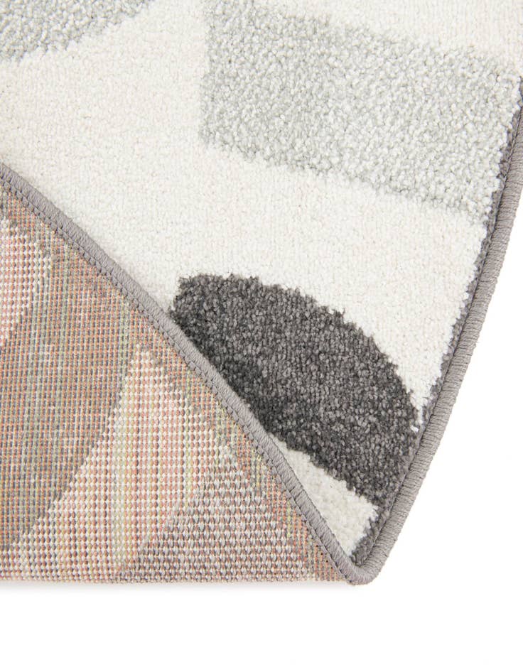 Detail image of  7' 10 x 7' 10 Cat Whimsy Kids Round Rug