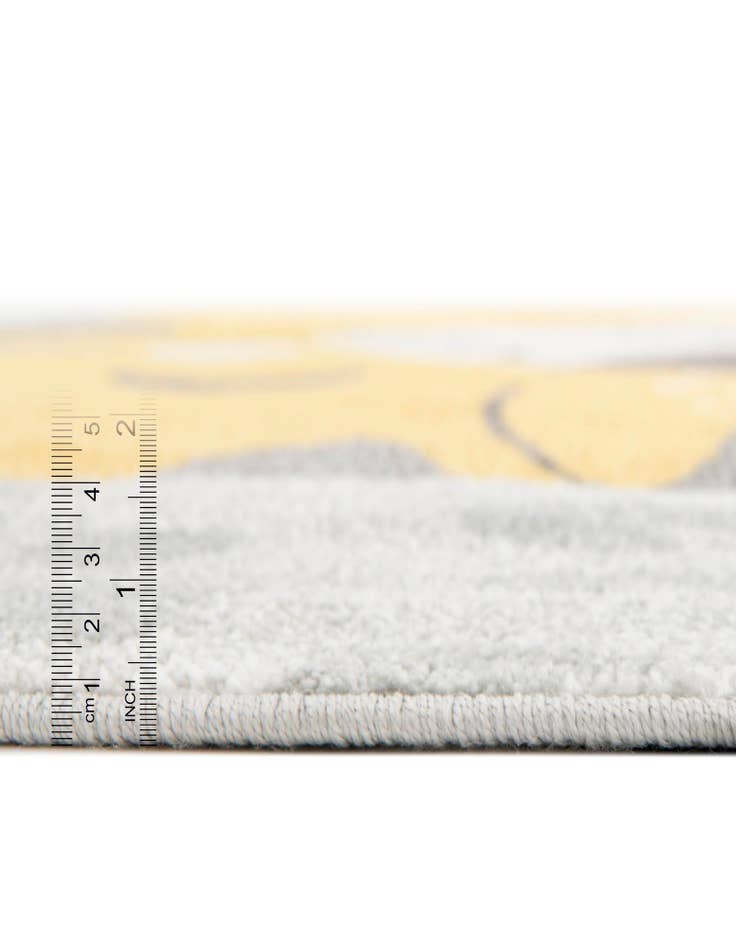 Detail image of  3' 3 x 3' 3 Tiger Whimsy Kids Round Rug