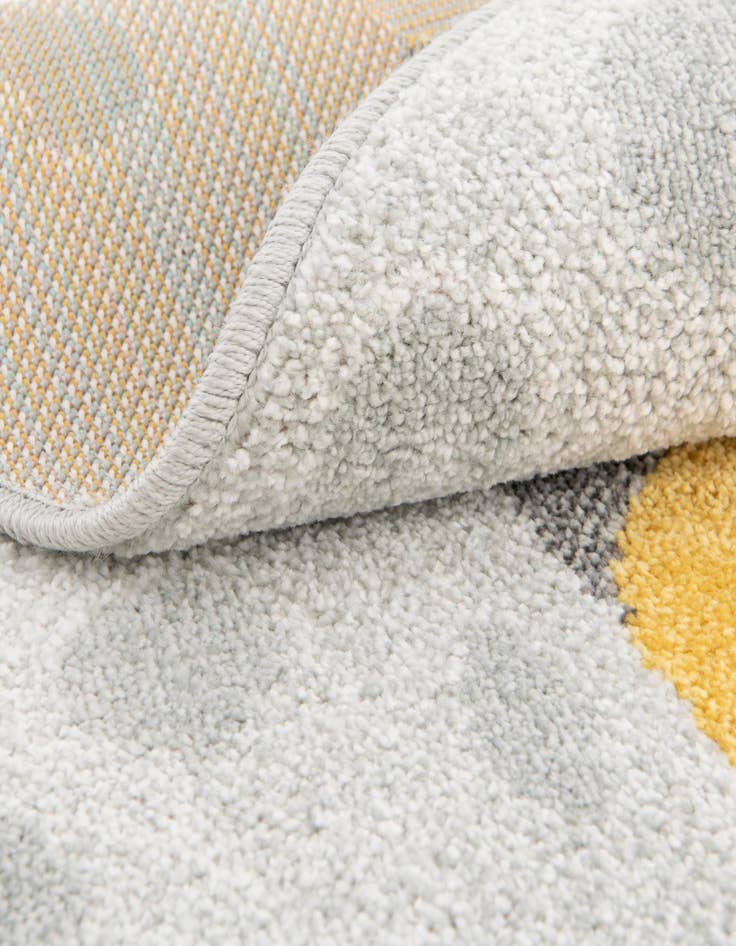 Detail image of  3' 3 x 3' 3 Tiger Whimsy Kids Round Rug