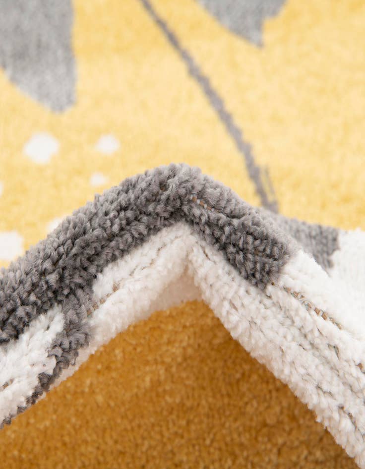 Detail image of  3' 3 x 3' 3 Tiger Whimsy Kids Round Rug