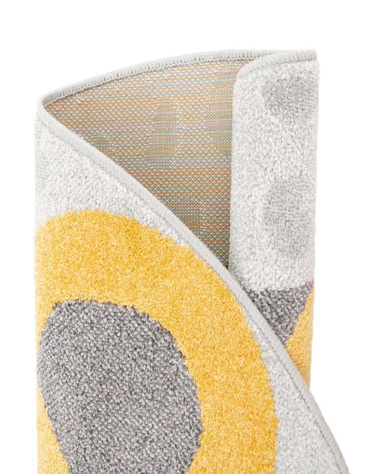 Detail image of  3' 3 x 3' 3 Tiger Whimsy Kids Round Rug