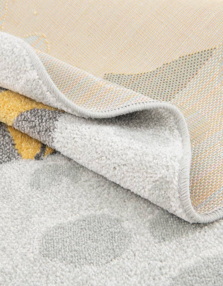 Detail image of  3' 3 x 3' 3 Tiger Whimsy Kids Round Rug