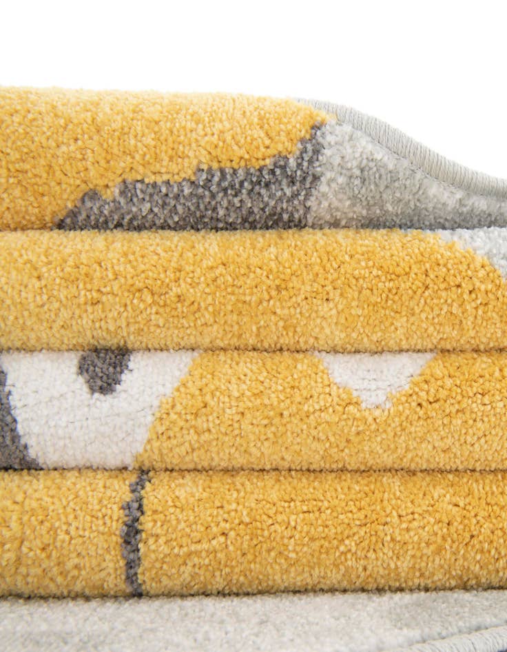 Detail image of  3' 3 x 3' 3 Tiger Whimsy Kids Round Rug