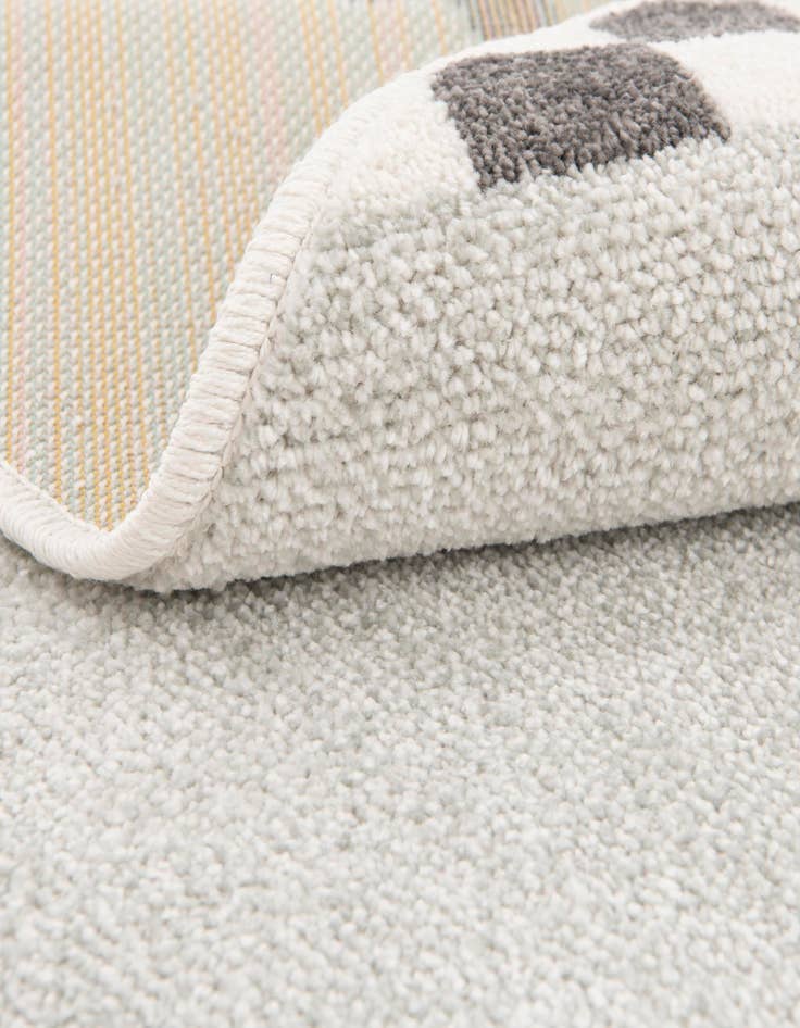 Detail image of  7' 10 x 7' 10 Racecar Whimsy Kids Round Rug