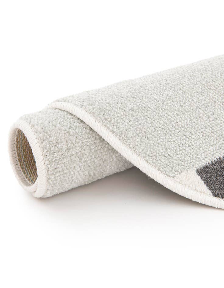 Detail image of  7' 10 x 7' 10 Racecar Whimsy Kids Round Rug