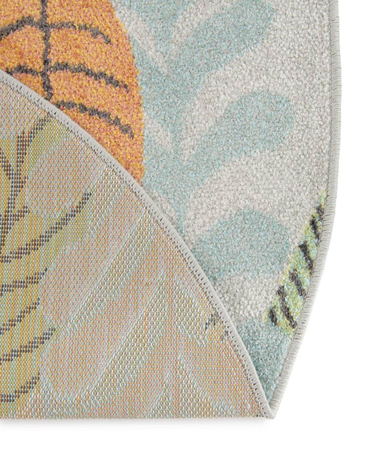 Detail image of  3' 3 x 3' 3 Leopard Whimsy Kids Round Rug