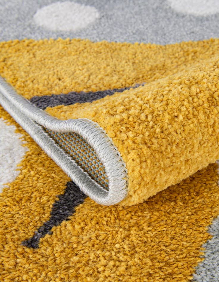 Detail image of  2' 2 x 2' 2 Reindeer Whimsy Kids Round Rug