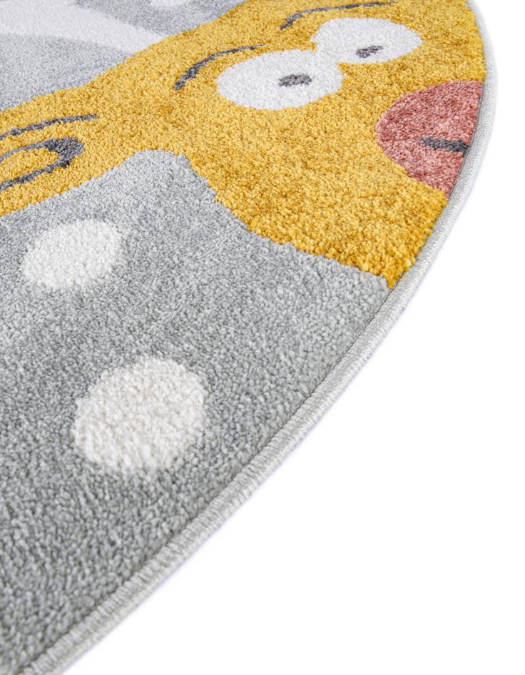 Detail image of  2' 2 x 2' 2 Reindeer Whimsy Kids Round Rug
