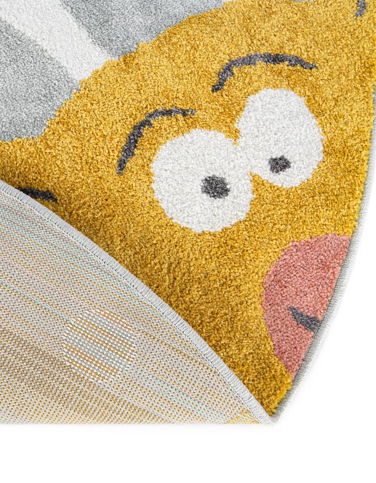 Detail image of  2' 2 x 2' 2 Reindeer Whimsy Kids Round Rug