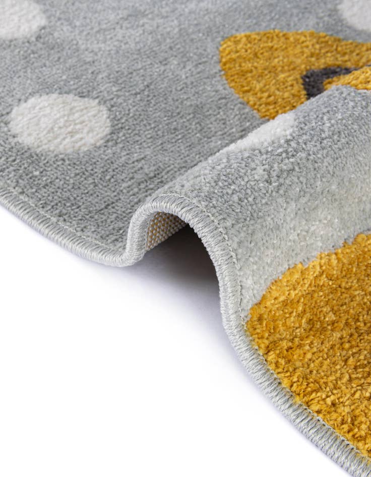 Detail image of  2' 2 x 2' 2 Reindeer Whimsy Kids Round Rug