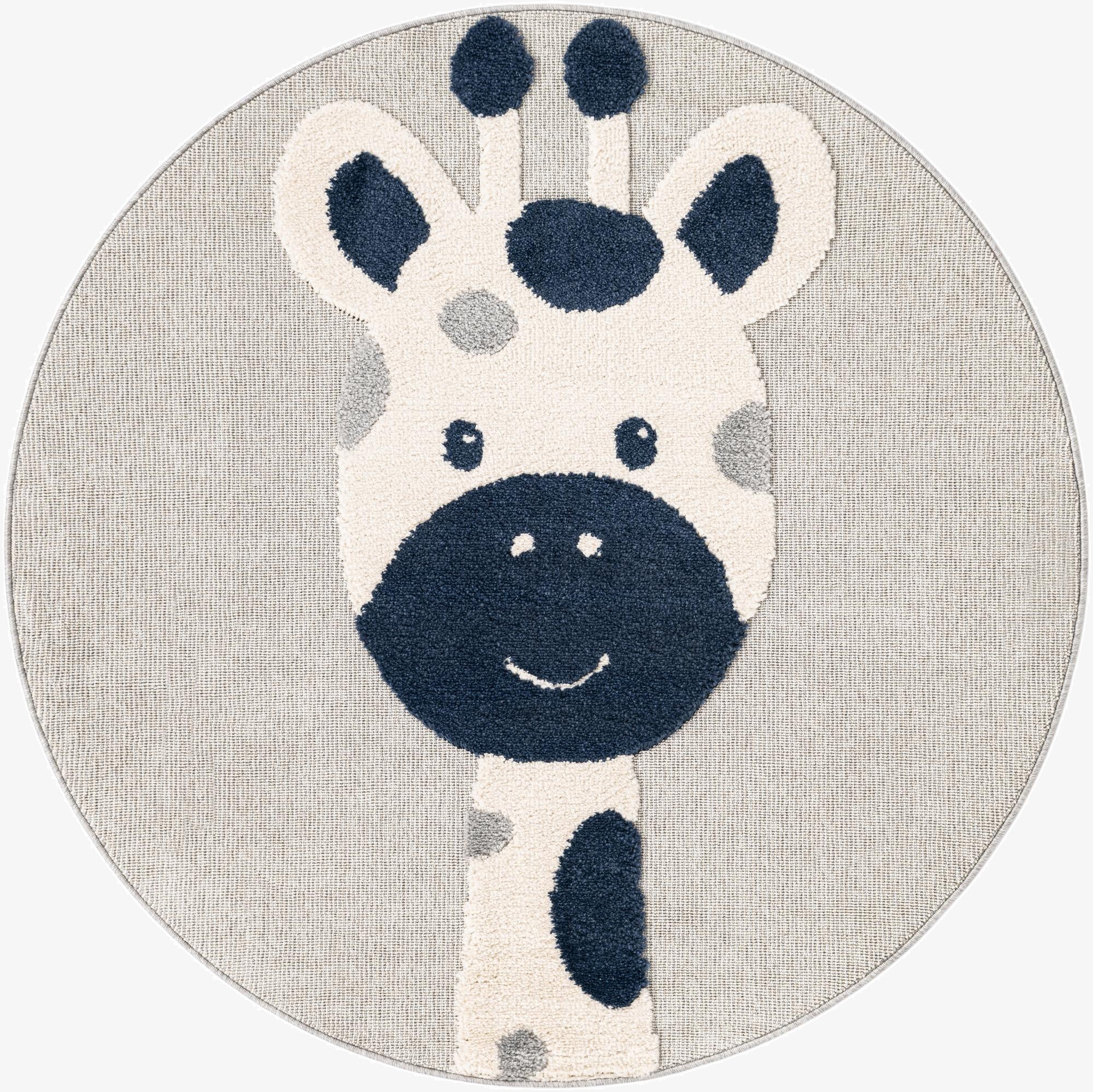  5' x 5' Whimsy Kids Round Rug