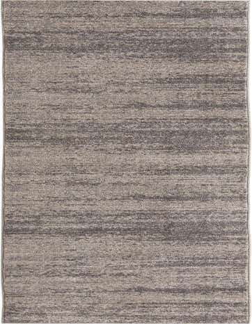 A 16 ft runner rug in varying shades of gray, featuring a subtle abstract, striated pattern, suitable for a hallway.