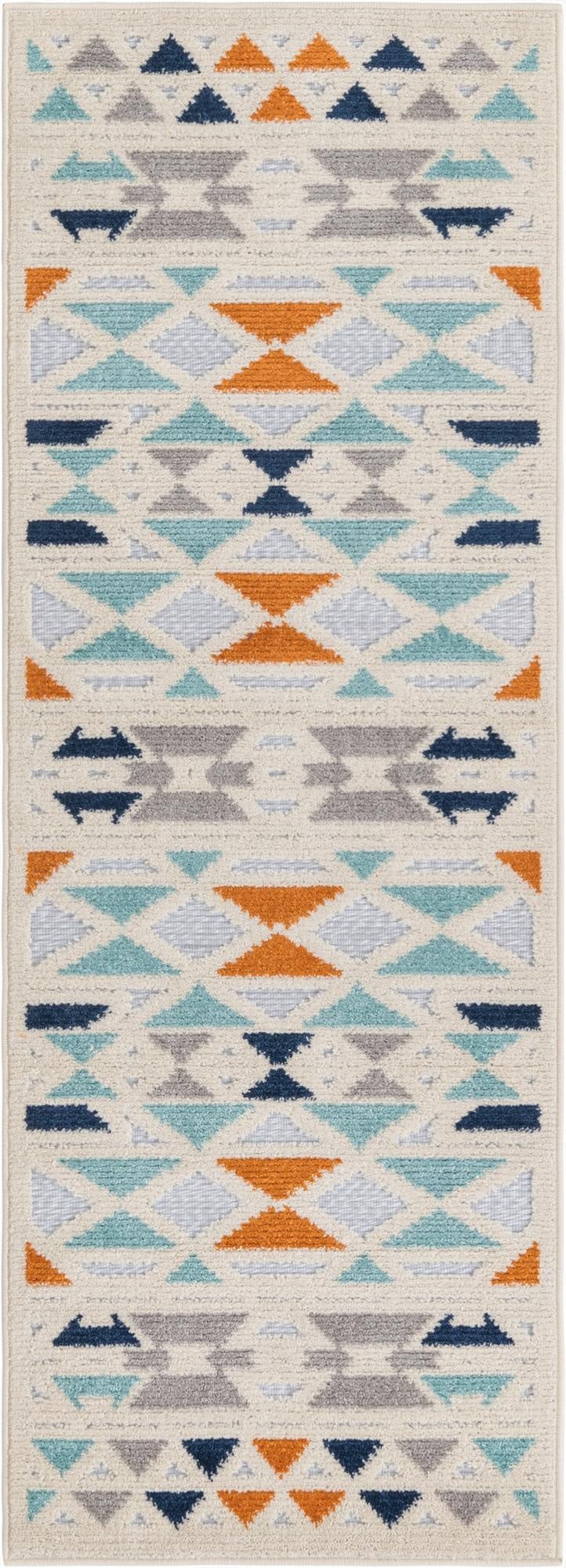  2' x 6'  Washable Aruba Indoor / Outdoor Runner Rug