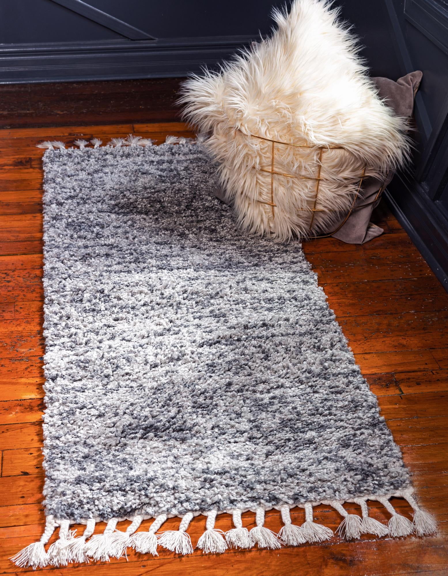  2' 2 x 6' Athena Shag Runner Rug