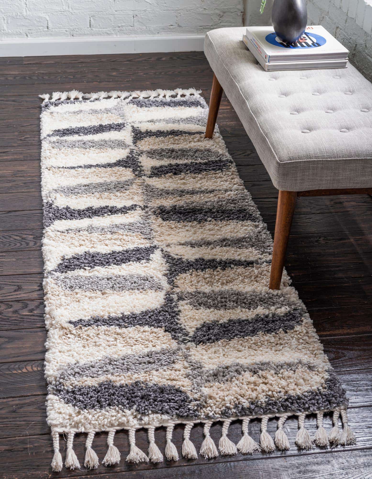 Primary image of  2' 7 x 8' 2 Athena Shag Runner Rug