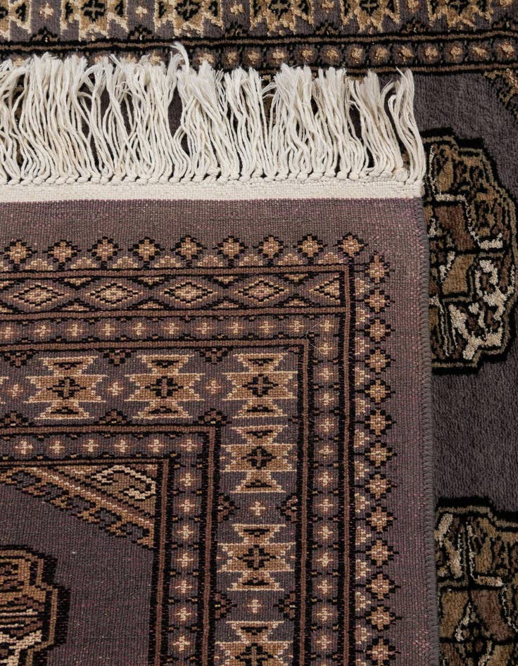 Detail image of  2' 7 x 7' 11  Hand Knotted Bokhara Oriental Runner Rug