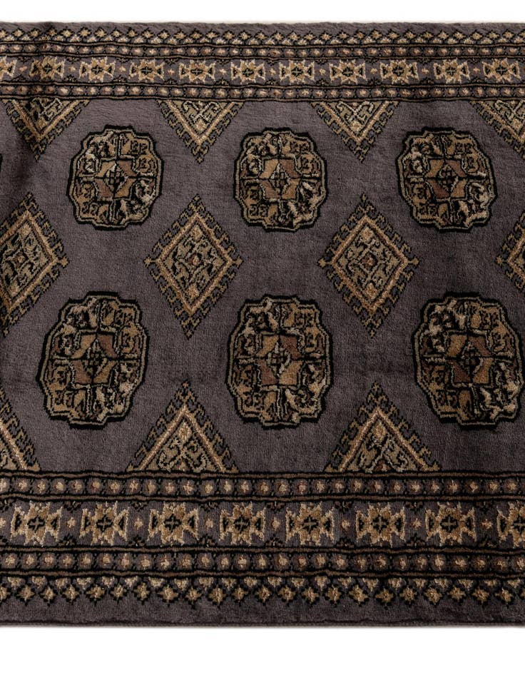 Detail image of  2' 7 x 7' 11  Hand Knotted Bokhara Oriental Runner Rug
