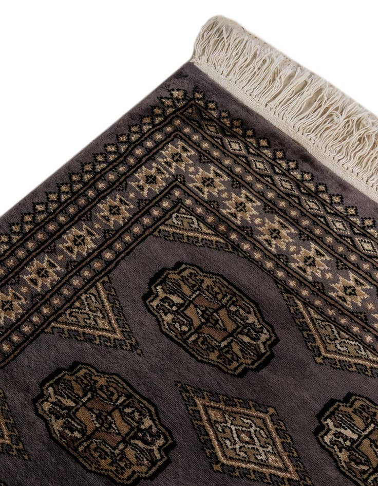 Detail image of  2' 7 x 7' 11  Hand Knotted Bokhara Oriental Runner Rug