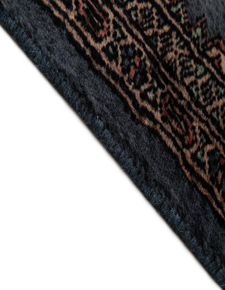 Detail image of  2' 2 x 6' 8  Hand Knotted Bokhara Oriental Wool Runner Rug
