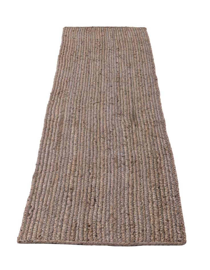 Detail image of  2' 2 x 8'  Hand Braided Jute Runner Rug