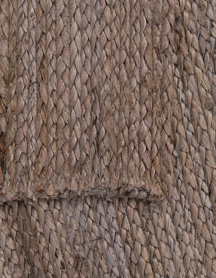 Detail image of  2' 2 x 8'  Hand Braided Jute Runner Rug