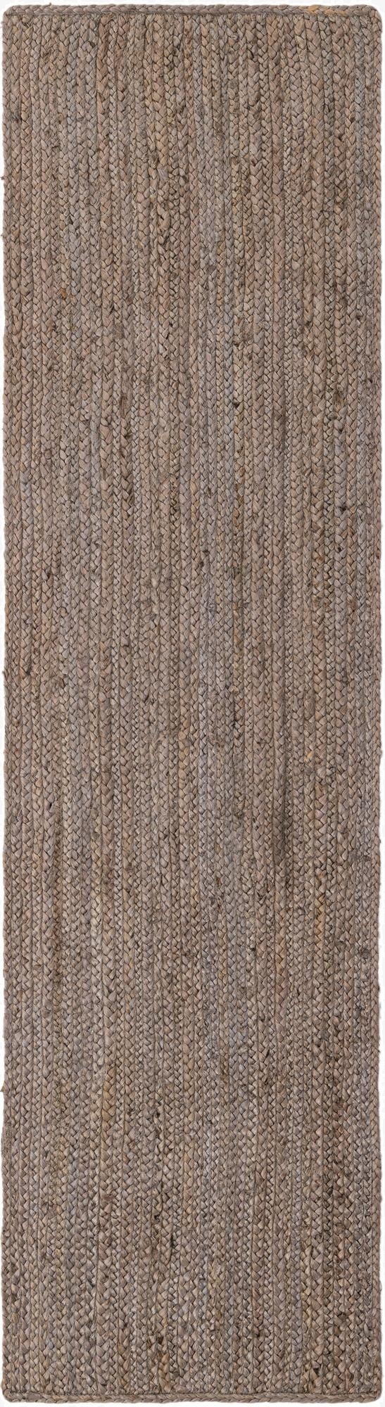 2' 2 x 8'  Hand Braided Jute Runner Rug