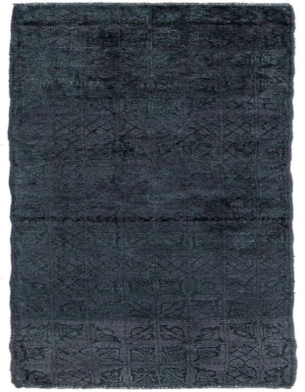 A 9 ft Darya runner rug in shades of gray, featuring a subtle modern abstract pattern, ideal for a hallway.
