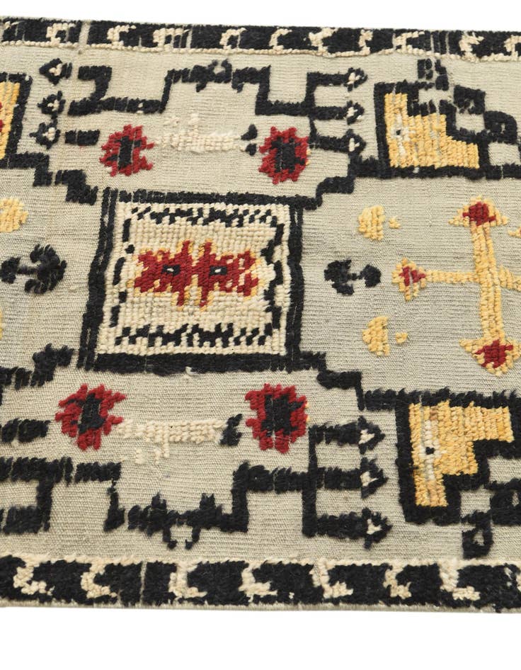 Detail image of  3' 1 x 12' 3  Hand Knotted Darya Wool Runner Rug