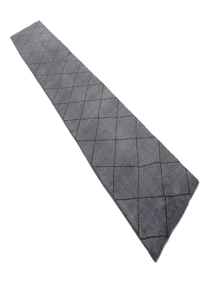 Detail image of  2' 6 x 14'  Hand Knotted Darya Wool Runner Rug