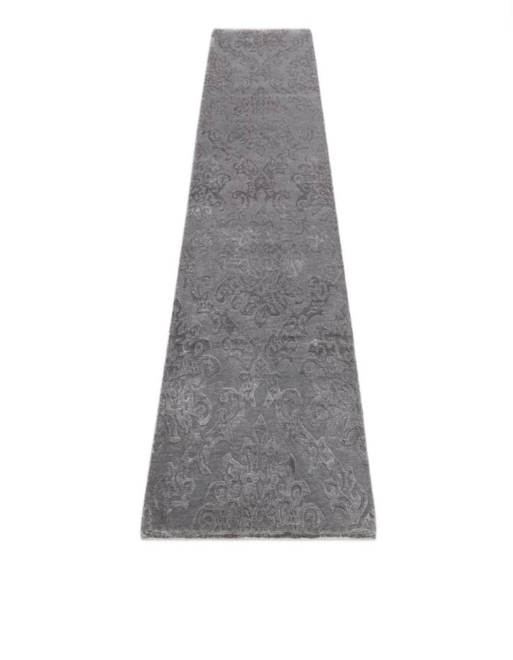 Detail image of  2' 10 x 9' 11  Hand Knotted Darya Wool Runner Rug