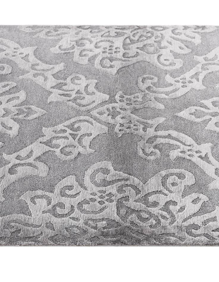 Detail image of  2' 10 x 9' 11  Hand Knotted Darya Wool Runner Rug