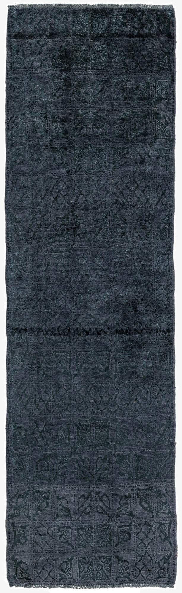  2' 6 x 9' 2  Hand Knotted Darya Wool Runner Rug