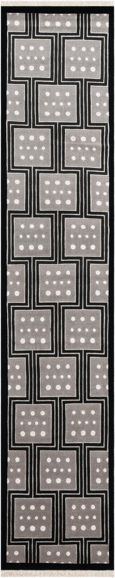  2' 8 x 13' 2  Hand Knotted Darya Wool Runner Rug